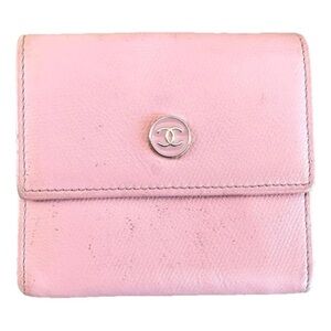 Chanel Pink Leather Wallet